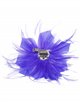 Feather fascinator hair clip azulon