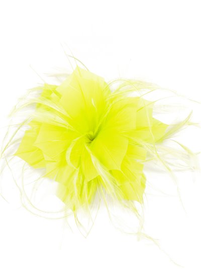 Feather fascinator hair clip lima