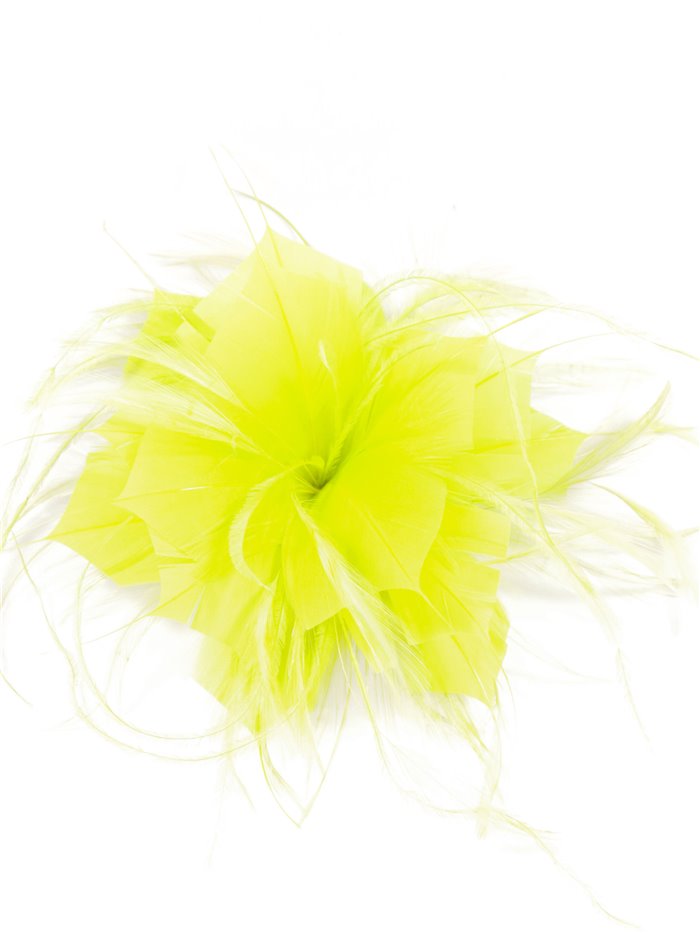 Feather fascinator hair clip lima