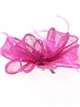 Feather fascinator hair clip buganvilla