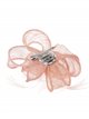 Feather fascinator hair clip rosa-palo