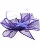 Feather fascinator hair clip azulon