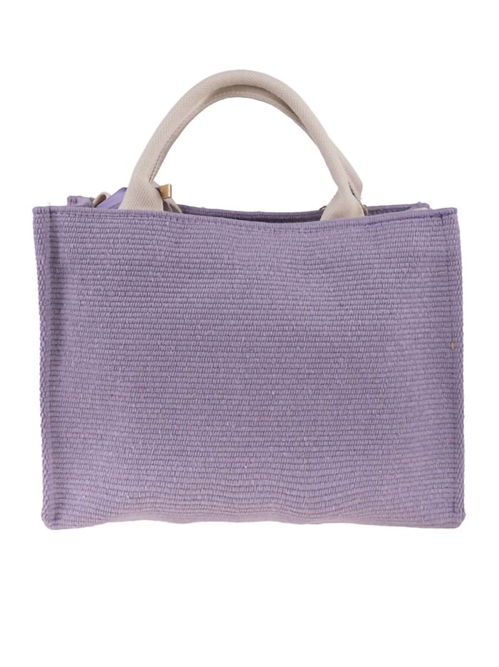 Shopper combinada + Bandolera 2 piezas purple