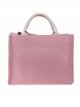 2 pieces Contrast tote bag + crossbody bag pink