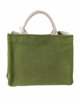 2 pieces Contrast tote bag + crossbody bag green