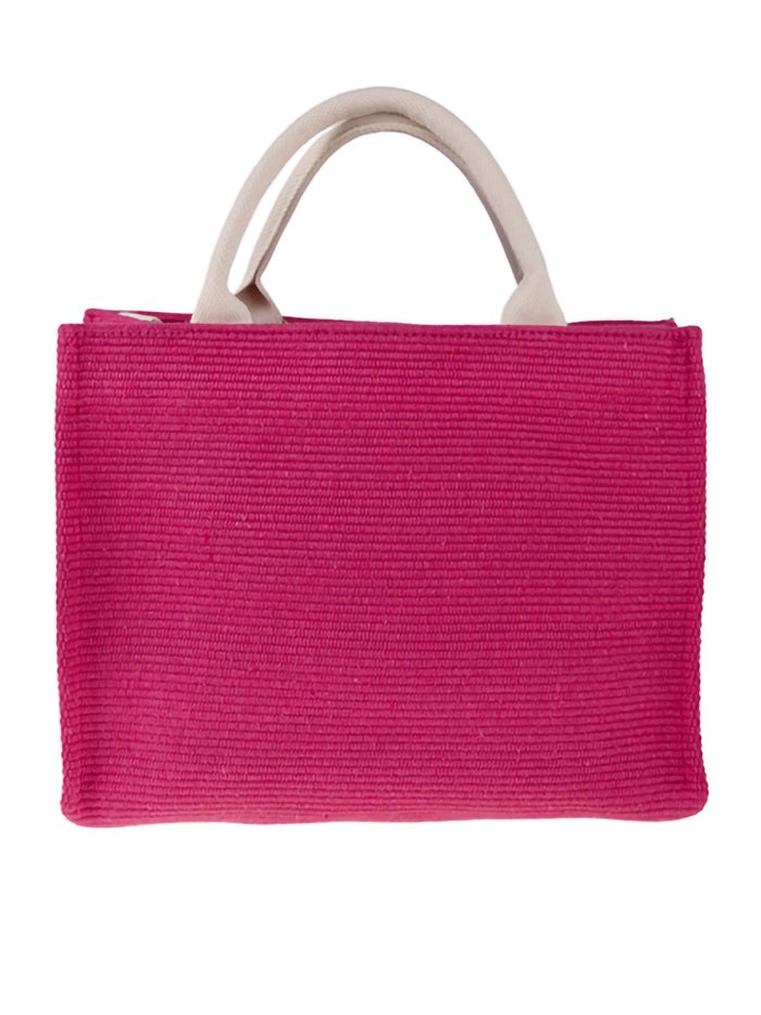 Shopper combinada + Bandolera 2 piezas fuchsia