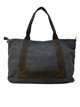 Contrast tote bag negro