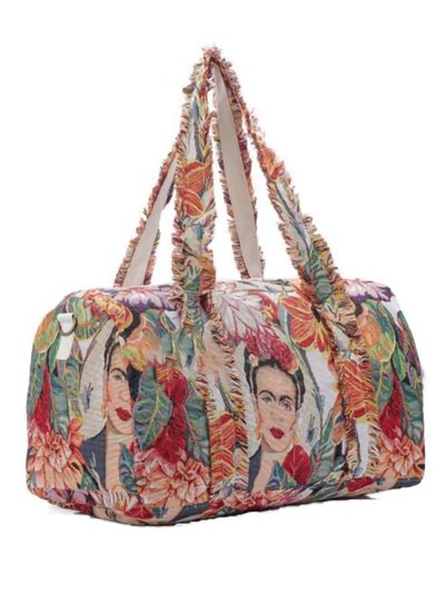 Printed bowling bag + toiletry bags 4 pieces frida
