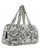 Printed bowling bag + toiletry bags 4 pieces flores-negro