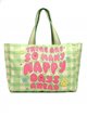 Canvas slogan tote Bag there