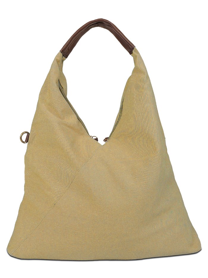 Bucket bag with handle detail khaki