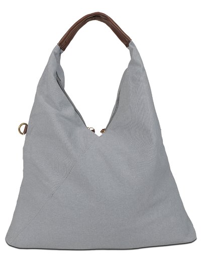 Bucket bag with handle detail grey