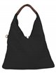 Bucket bag with handle detail black