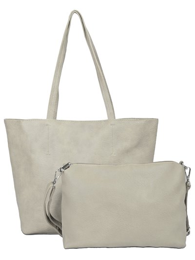 Shopper + Bandolera 2 piezas beige