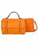 2 pieces Citybag with buckle + crossbody bag orange