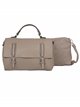 2 pieces Citybag with buckle + crossbody bag khaki