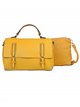 2 pieces Citybag with buckle + crossbody bag yellow