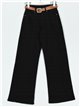 Belted straight jeans negro (S-XXL)