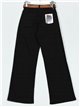 Belted straight jeans negro (S-XXL)