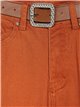 Belted straight jeans caramel (S-XXL)