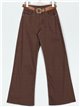 Belted straight jeans marron (S-XXL)