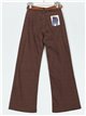 Belted straight jeans marron (S-XXL)