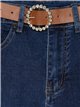 High waist belted jeans azul (S-XXL)