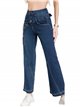 Straight jeans with buttons azul (XS-XL)