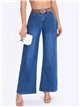 Belted straight jeans azul (S-XXL)