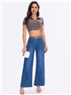 Belted straight jeans azul (S-XXL)