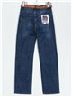 High waist jeans with belt azul (S-XXL)