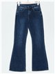 Jeans flare tiro alto azul (S-XXL)