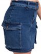 Denim bermuda skirt with pockets azul (S-XXL)