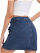 Short falda denim botones azul (S-XXL)