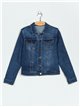 Basic denim jacket azul (S-XXL)