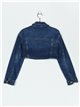 Cropped denim jacket azul (S-M-L-XL)