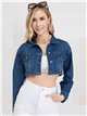 Cazadora denim cropped azul (S-M-L-XL)