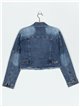 Cropped denim jacket azul (S-XXL)