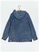 Oversized denim sweatshirts azul (S-M-L-XL)