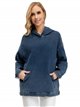 Oversized denim sweatshirts azul (S-M-L-XL)