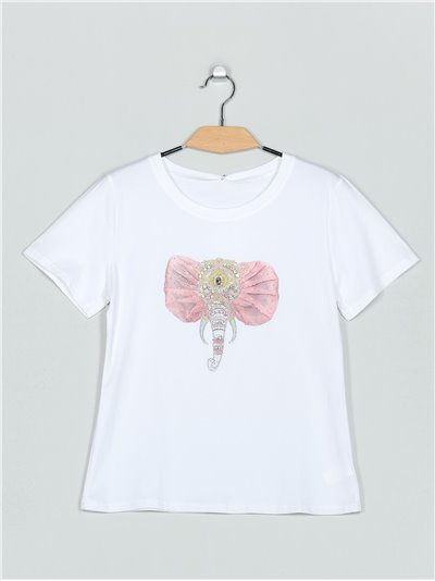 Camiseta elefante joya (S/M-L/XL)