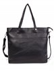 2 pieces Contrast tote bag + crossbody bag black