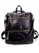 Backpack with zip black