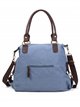 Contrast canvas citybag dinem-blue