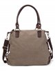 Contrast canvas citybag army-green