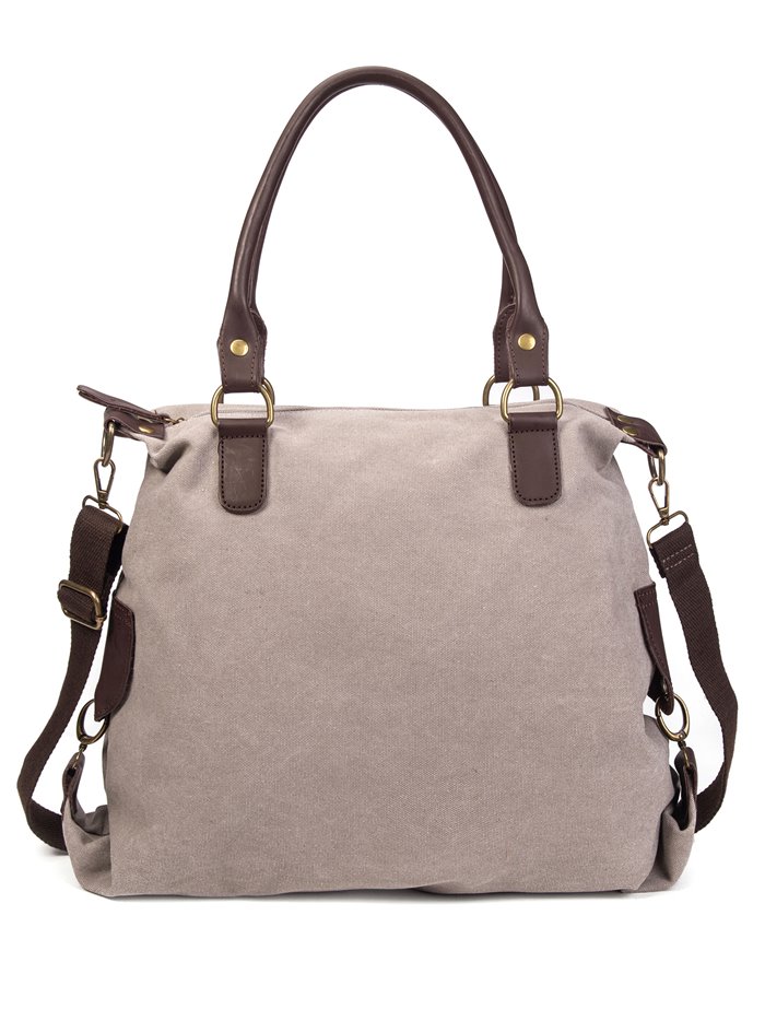 Contrast canvas citybag grey