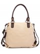 Contrast canvas citybag apricot