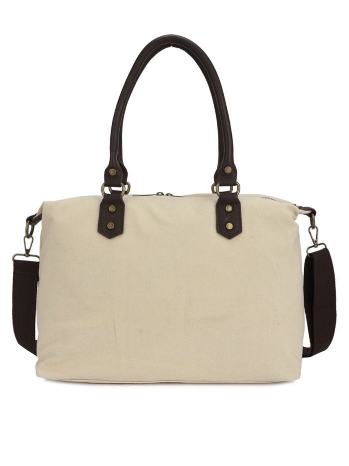 Citybag canvas combinado apricot