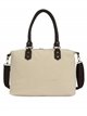 Contrast canvas citybag apricot