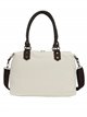 Contrast canvas citybag beige